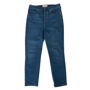 Everlane High Rise Slim Straight Cigarette Ankle Denim Jeans Size 27